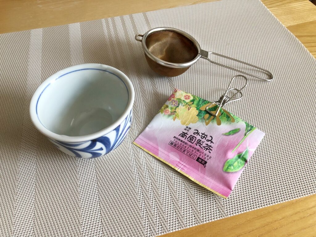 緑茶を淹れるセット